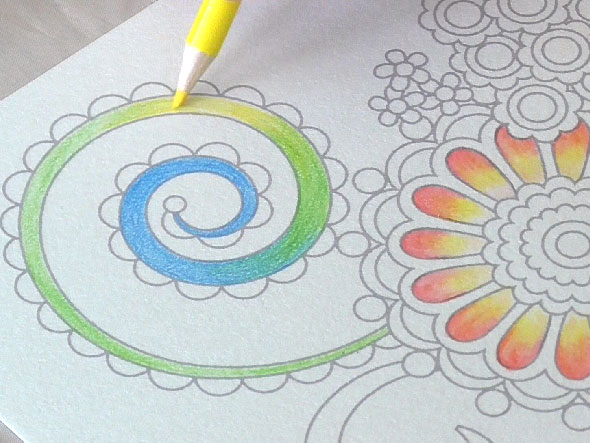 水彩色鉛筆の塗り方講座 開催 花の日本刺繍
