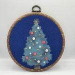日本刺繍のクリスマスツリー